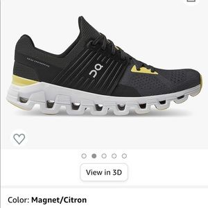 On cloudswift sneakers running shoes magnet/citron excellent shape